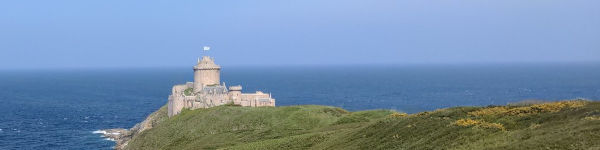 Header banner: Castle on a headland in Brittany, 2024